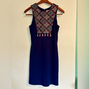 Gianni Bini Embroidered Dress Size Small